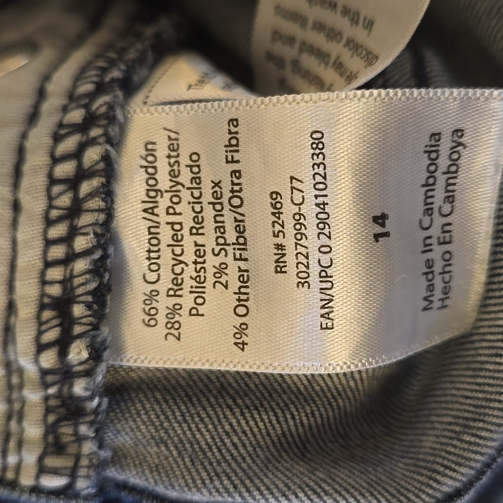 Sofia Jeans By Sofia Vergara Stylish Indigo Lift & Sculpt Skinny Jeans Sz 14 EUC - Picture 9 of 10